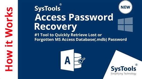 SysTools Access Password Recovery 